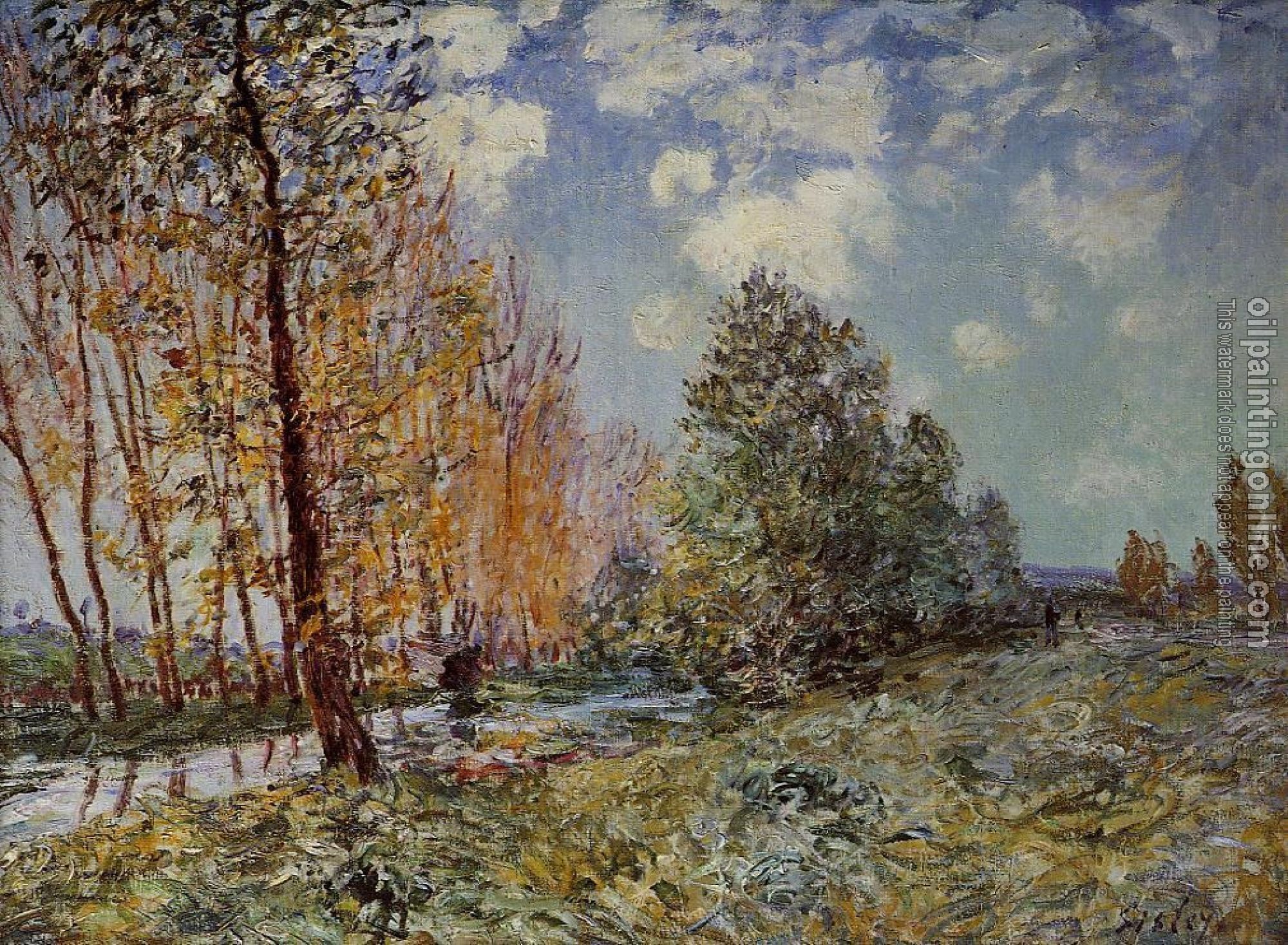 Sisley, Alfred - By the River